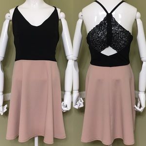 Speechless Lace Racerback A-line, V-neck, Skater